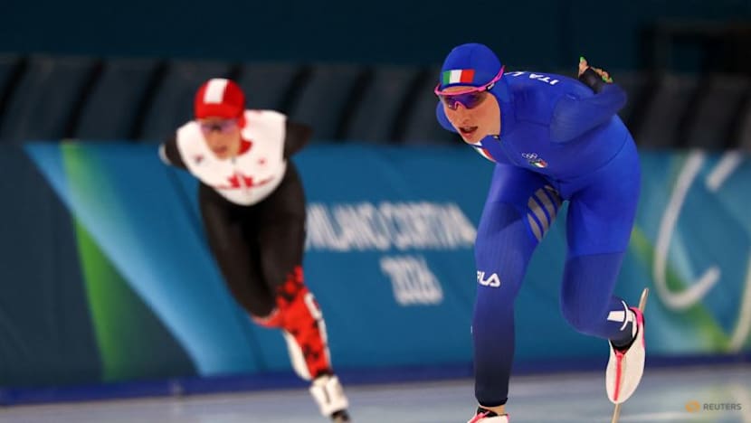 Speed skating-Canadian Maltais credits winner Lollobrigida for pushing her to podium