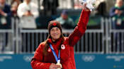 Speed skating-Canadian Maltais credits winner Lollobrigida for pushing her to podium