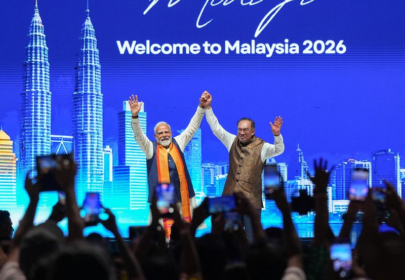 India's Modi visits Malaysia to boost trade, security ties