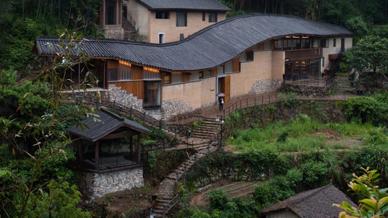 Weekend escape from Shanghai: The rammed-earth Jiuceng Art Gallery in Zhejiang