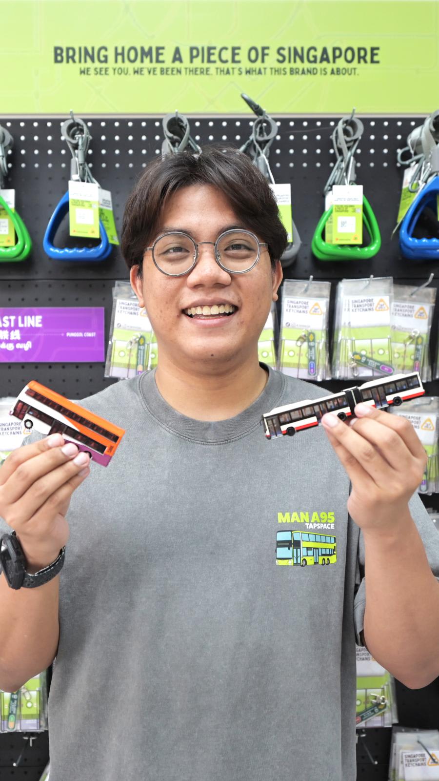 A childhood fascination with buses led to this transport-themed shop